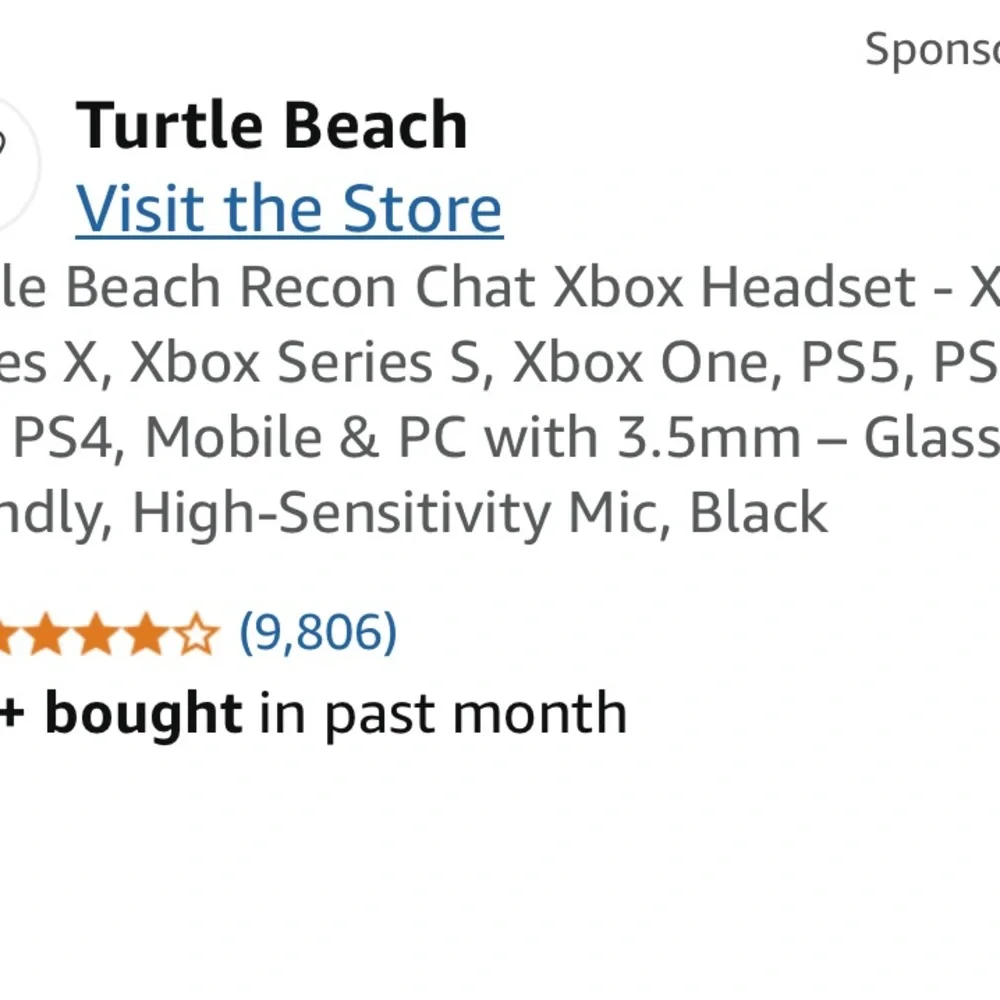Turtle Beach Recon Chat Wired Headset